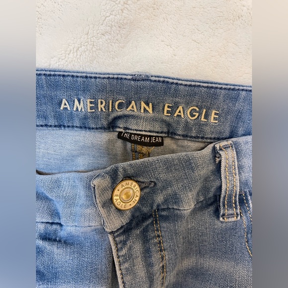 American Eagle Ripped Curvy High Rise Jegging Dream Jeans - Picture 5 of 5
